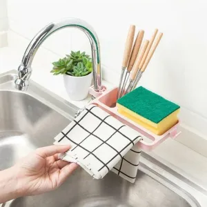 Kitchen Sink Sponge and Soap Holder